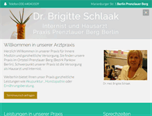 Tablet Screenshot of dr-schlaak.de